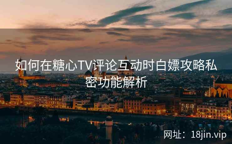 如何在糖心TV评论互动时白嫖攻略私密功能解析