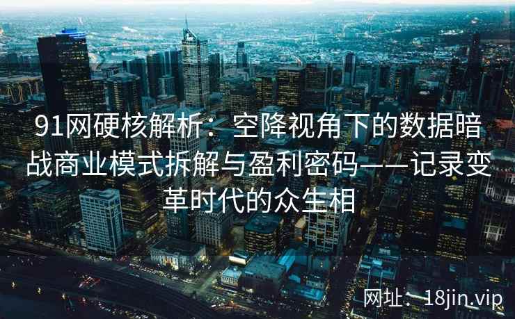 91网硬核解析：空降视角下的数据暗战商业模式拆解与盈利密码——记录变革时代的众生相