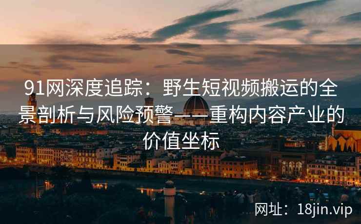 91网深度追踪:野生短视频搬运的全景剖析与风险预警——重构内容产业的价值坐标